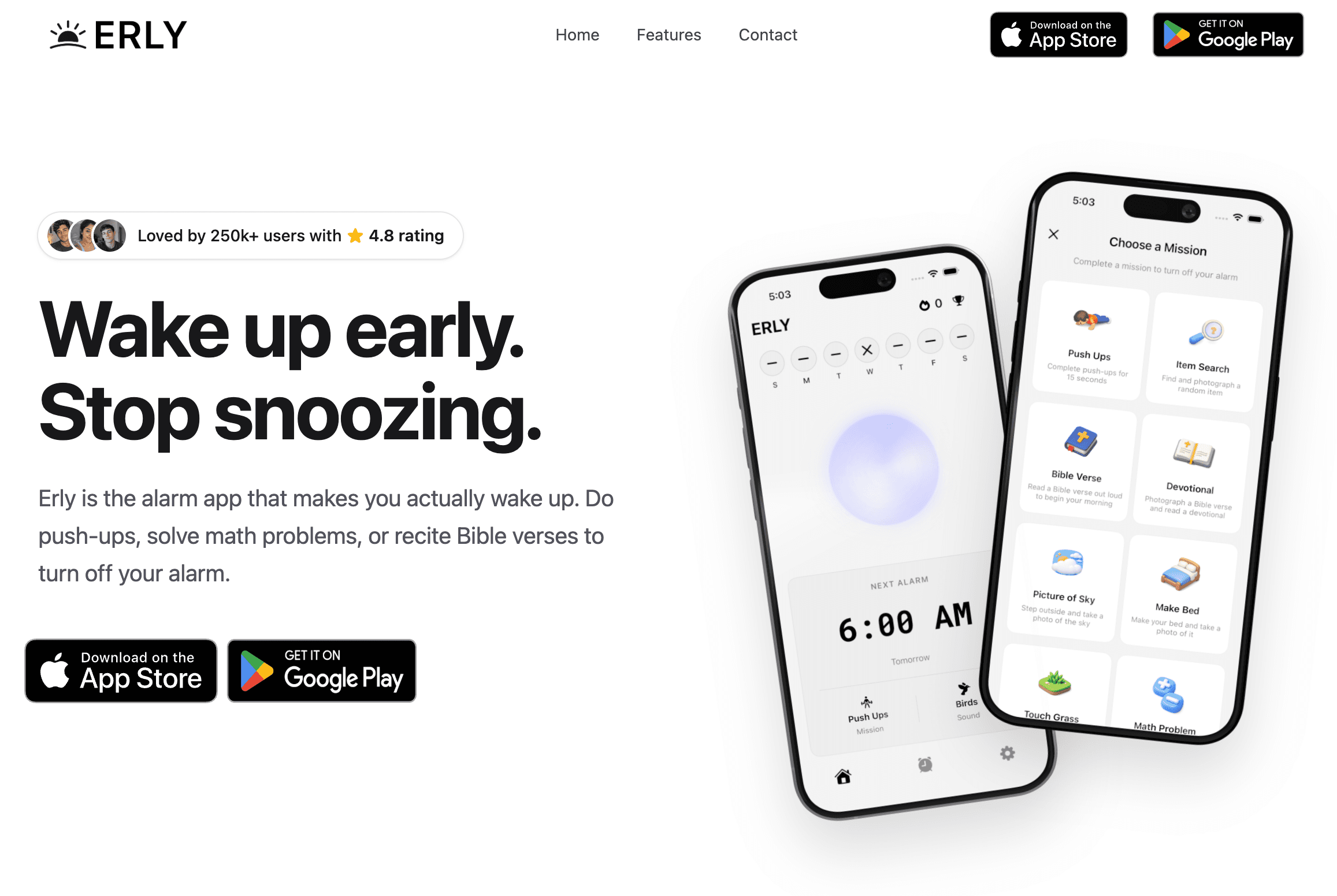 Erly — An Alarm That Makes You Get Up